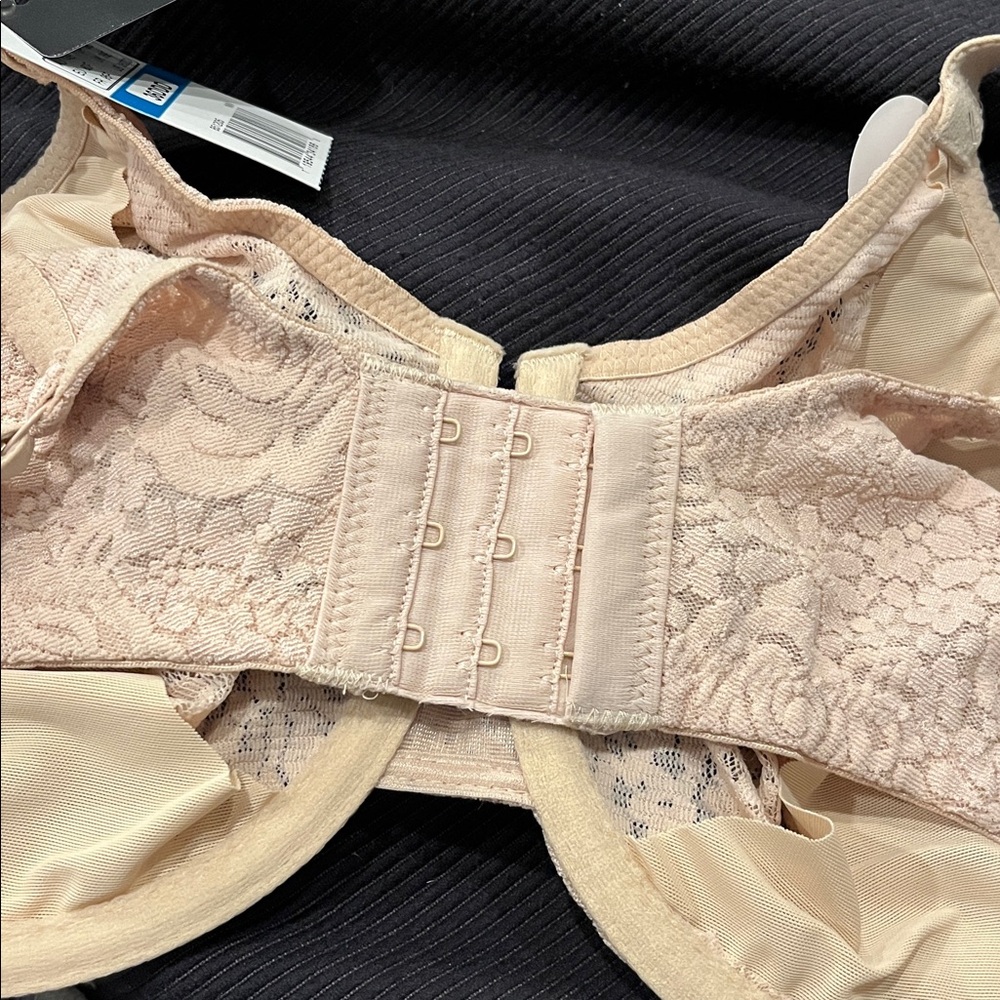 NWT Wacoal Halo Lace Full Coverage Convertible Bra - Toast-Nude 36DDD - Picture 6 of 6